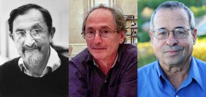Los ganadores del Nobel 2013 Martin Karplus, Michael Levitt y Arieh Warshel. / Nobel Prize