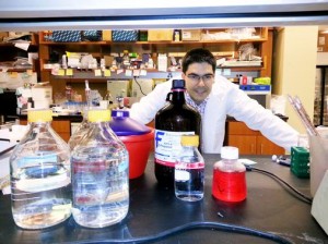 José Javier Bravo-Cordero en el laboratorio donde trabaja en el Albert Einstein College of Medicine de Nueva York.